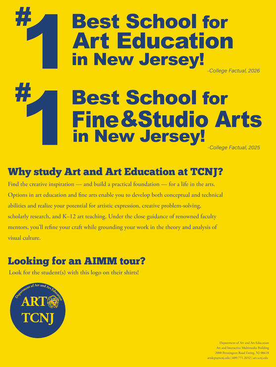 Large Promotional Poster for The Department of Art and Art Education Large Promotional Poster for The Department of Art and Art Education